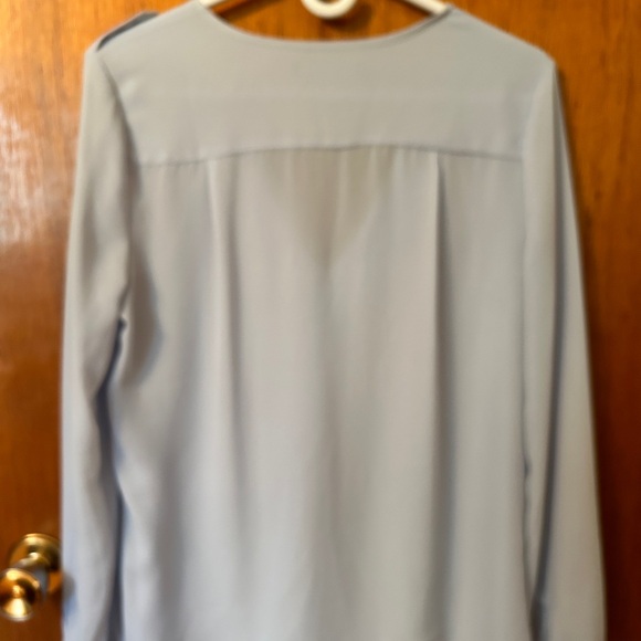 Baby Blue Suzy Shier long sleeve blouse - Picture 3 of 3